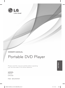 Manual LG DP650 DVD Player