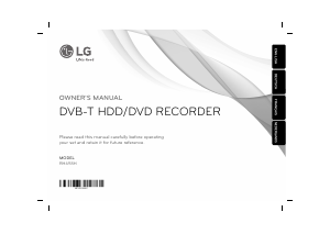 Manual LG RH698H DVD Player