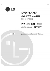 Manual LG DVM5100 DVD Player