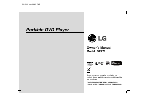 Manual LG DP271 DVD Player