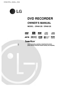 Manual LG DR4912S DVD Player