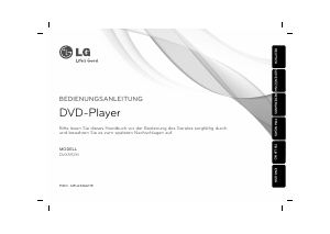 Bedienungsanleitung LG DVX592H DVD-player