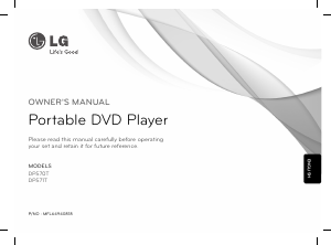 Handleiding LG DP571T DVD speler