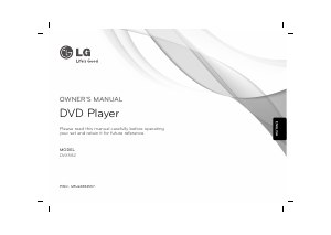 Manual LG DVX582 DVD Player