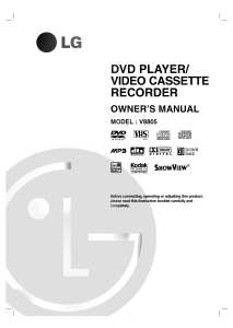 Handleiding LG V8805 DVD-Video combinatie