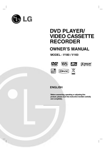 Manual LG V180 DVD-Video Combination