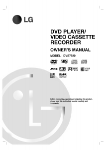 Handleiding LG DVS7920 DVD-Video combinatie