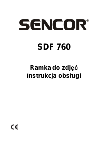 Instrukcja Sencor SDF 760 Ramka cyfrowa