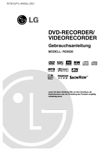 Bedienungsanleitung LG RC6500 DVD-video Kombination