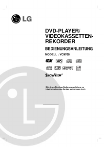 Bedienungsanleitung LG V9700 DVD-video Kombination