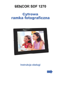 Instrukcja Sencor SDF 1270 Ramka cyfrowa