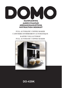 Manual Domo DO429K Coffee Machine