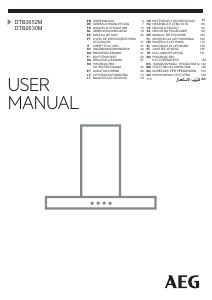 Manual AEG DTB3652M Cooker Hood