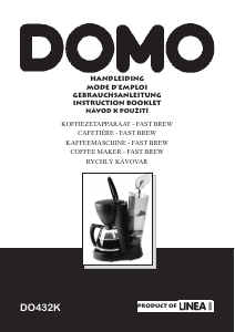Bedienungsanleitung Domo DO432K Kaffeemaschine