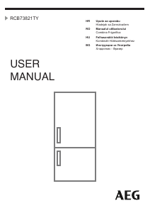 Manual AEG RCB73821TY Combina frigorifica