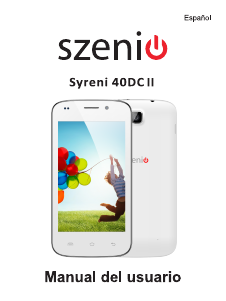 Manual de uso Szenio Syreni 40DCII Teléfono móvil