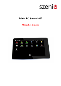 Manual de uso Szenio 9004DC Tablet
