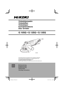 Manual Hikoki G 10SQ Angle Grinder