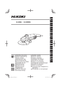 Használati útmutató Hikoki G 23SU Sarokcsiszoló