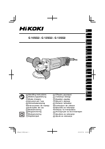 Kullanım kılavuzu Hikoki G 10SQ2 Avuç taşlama makinesi