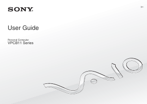 Handleiding Sony Vaio VPCB11A7E Laptop