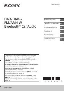 Käyttöohje Sony DSX-B710D Autoradio