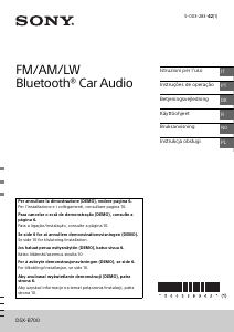 Manuale Sony DSX-B700 Autoradio