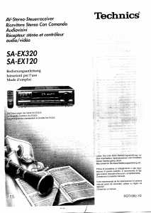 Manuale Technics SA-EX320 Ricevitore