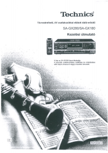 Használati útmutató Technics SA-GX180 Rádió-vevőkészülék