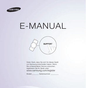 Bedienungsanleitung Samsung UE55ES8080U LED fernseher