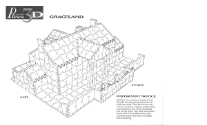 Handleiding Puzz3D Graceland 3D Puzzel