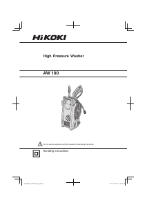 Handleiding Hikoki AW 100 Hogedrukreiniger
