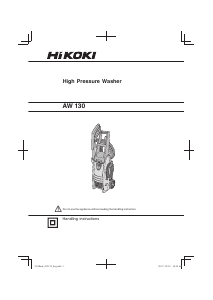 Manual Hikoki AW 130 Pressure Washer