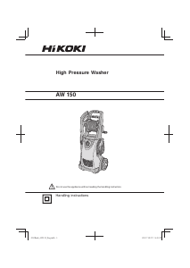 Manual Hikoki AW 150 Pressure Washer