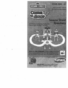 Manual Hasbro Sesame Street Come-n-Race Speedway