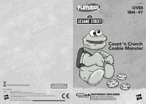Manual Hasbro Sesame Street Count-n-Crunch Cookie Monster