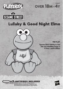 Handleiding Hasbro Sesame Street Lullaby & Good Night Elmo