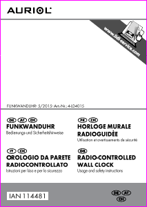 Manuale Auriol IAN 114481 Orologio