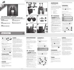 Manuale Auriol IAN 273531 Binocolo