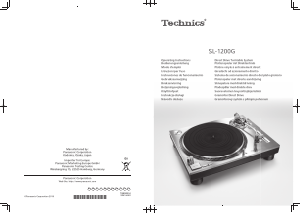 Instrukcja Technics SL-1200GEG Gramofon