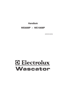 Bruksanvisning Electrolux-Wascator WE66MP Tvättmaskin