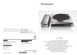 Brugsanvisning Technics SP-10RE Pladespiller