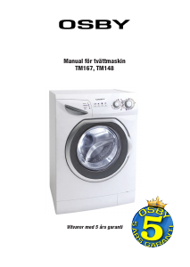 Bruksanvisning OSBY TM167 Tvättmaskin