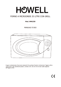 Manuale Howell HMG250 Microonde