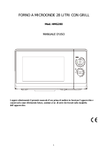 Manuale Howell HMG280 Microonde