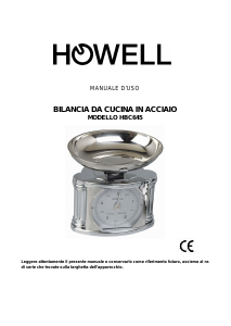 Manuale Howell HBC645 Bilancia da cucina