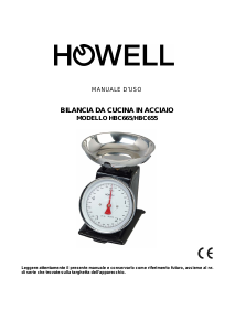 Manuale Howell HBC655 Bilancia da cucina