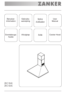 Bedienungsanleitung Zanker ZKC9141 Dunstabzugshaube