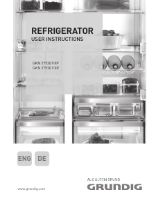 Manual Grundig GKN 27930 FXR Fridge-Freezer