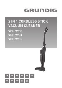 Manual Grundig VCH 9931 Vacuum Cleaner